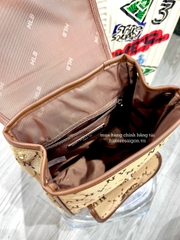 935 -  Balo MLB Jacquard Diamond Monogram NY SS24 - Beige - Code 7ABKMD74N 50BGS [HÀNG CHÍNH HÃNG]