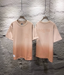 1088 - Áo New Era Big B Gradient Graphic Design Boston Nâu Phai [HÀNG CHÍNH HÃNG]
