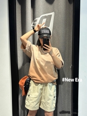 1088 - Áo New Era Big B Gradient Graphic Design Boston Nâu Phai [HÀNG CHÍNH HÃNG]