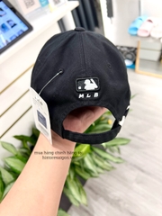 418 -  Nón MLB Unstructured Ball cap - Đen - Ny Trắng To - Code 3ACP6601N 50BKS [HÀNG CHÍNH HÃNG]