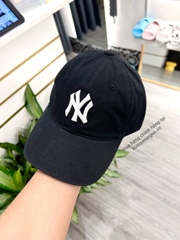 418 -  Nón MLB Unstructured Ball cap - Đen - Ny Trắng To - Code 3ACP6601N 50BKS [HÀNG CHÍNH HÃNG]