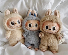 1090 - Labubu Toffee Nâu Size bé 17cm -  Gấu Bông Art Toy [HÀNG CHÍNH HÃNG] Pop Mart