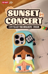 1100 -  Ốp Lưng Crybaby Case Sunset Concert Xanh (Iphone 14 PM + Iphone 15PM) - [HÀNG CHÍNH HÃNG] Pop Mart