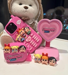 1101  -  Ốp Lưng Pop Mart Crybaby Case Sunset Concert Hồng - Iphone 14 PM + Iphone 15PM [HÀNG CHÍNH HÃNG]