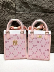 1017 -  Túi MLB NY Dia Monogram Phonebag Dọc - Hồng Pink - Code 7ACRMDB4N 50PKL [HÀNG CHÍNH HÃNG]