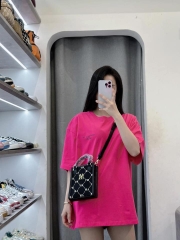 1018 -  Túi MLB NY Dia Monogram Phonebag Dọc - Black Đen - Code 7ACRMDB4N 50BKS [HÀNG CHÍNH HÃNG]