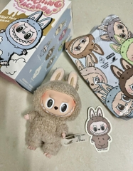 1090 - Labubu Toffee Nâu Size bé 17cm -  Gấu Bông Art Toy [HÀNG CHÍNH HÃNG] Pop Mart