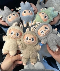 1093 - Labubu Soymilk Màu Be Size bé 17cm - Gấu Bông Art Toy [HÀNG CHÍNH HÃNG] Pop Mart