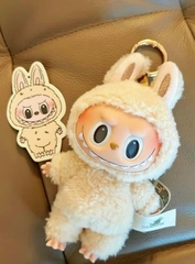 1093 - Labubu Soymilk Màu Be Size bé 17cm - Gấu Bông Art Toy [HÀNG CHÍNH HÃNG] Pop Mart