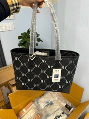 1102 -  Túi MLB Tote Diamond Monogram Jacquard New York Yankees ''Black'' - Code 3AORL014N 50BKS [HÀNG CHÍNH HÃNG]