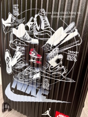 751 -  Vali Nike Sneakers Silhouette - Size Ký Gửi 26 - Đen [HÀNG CHÍNH HÃNG]