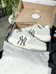 1104 -  Giày MLB Chunky Liner Denim Classic Mono New York Yankees ''Grey'' - Code 3ASXCLD4N 50GRS [HÀNG CHÍNH HÃNG]