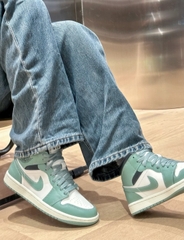 1108 -  Giày Nike Air Jordan 1 Mid Jade Smoke BQ6472 130  [HÀNG CHÍNH HÃNG]