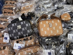 1014 -  Túi MLB NY Monogram Dia New York Black - Túi Đeo Chéo - Đen - Code 7ACRM084N 50BKS [HÀNG CHÍNH HÃNG]