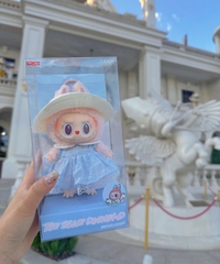 1122 -  Labubu Mokoko V3 - Váy Xanh - Size 18cm - The Monsters Catch Me If You Like Me (Mokoko Original) Close To Sweet Spring Flower Sweetheart - Gấu Bông Art Toy [CHÍNH HÃNG] POP MART