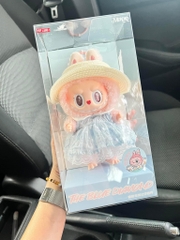1122 -  Labubu Mokoko V3 - Váy Xanh - Size 18cm - The Monsters Catch Me If You Like Me (Mokoko Original) Close To Sweet Spring Flower Sweetheart - Gấu Bông Art Toy [CHÍNH HÃNG] POP MART