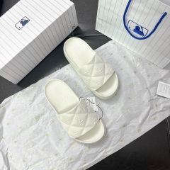 975 -  Dép MLB Chunky Bouncer Slide LA Dodgers - Trắng White - Code 3ALPFBS33 07WHS [HÀNG CHÍNH HÃNG]