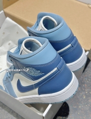 1121 - Giày Nike Air Jordan 1 Mid Diffused Blue BQ6472 140 [HÀNG CHÍNH HÃNG]