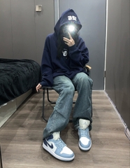 1121 - Giày Nike Air Jordan 1 Mid Diffused Blue BQ6472 140 [HÀNG CHÍNH HÃNG]