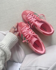 1120 - Giày Adidas Gazelle Indoor "Semi Pink Spark & Preloved Green" - Code IG6782 - [HÀNG CHÍNH HÃNG]