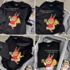538 -  Áo MLB NY New Year Dragon - Tết 2024 Collection - Đen - Code 3ATSQ0141 - 50BKS [HÀNG CHÍNH HÃNG]