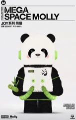 1132 - Gấu Bông Art Toy Mega Space MOLLY 400% Panda POPMART Mega Collection Molly Joy and Panda - Size 30cm [HÀNG CHÍNH HÃNG]