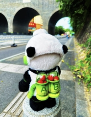 1132 - Gấu Bông Art Toy Mega Space MOLLY 400% Panda POPMART Mega Collection Molly Joy and Panda - Size 30cm [HÀNG CHÍNH HÃNG]