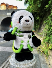 1132 - Gấu Bông Art Toy Mega Space MOLLY 400% Panda POPMART Mega Collection Molly Joy and Panda - Size 30cm [HÀNG CHÍNH HÃNG]