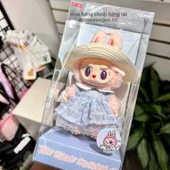 1122 -  Labubu Mokoko V3 - Váy Xanh - Size 18cm - The Monsters Catch Me If You Like Me (Mokoko Original) Close To Sweet Spring Flower Sweetheart - Gấu Bông Art Toy [CHÍNH HÃNG] POP MART