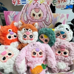 1214 - Baby Three V3 Blindbox - Hộp Mù 1 Bé - Baby Three V3 Animal Party Big Cute Plush Series Art Toy [CHÍNH HÃNG]