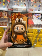 1200 - Labubu Halloween POPMART Labubu Bí Ngô The Monster Happy Halloween Party Series Sitting Pumpkin Vinyl Plus Pendent Size 15cm [HÀNG CHÍNH HÃNG]