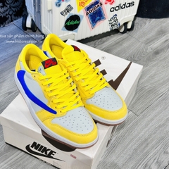 1223 -  Giày Nike Air Jordan 1 Retro x Travis Scott ‘Canary’ DZ4137-700 HÀNG CHÍNH HÃNG