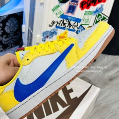 1223 -  Giày Nike Air Jordan 1 Retro x Travis Scott ‘Canary’ DZ4137-700 HÀNG CHÍNH HÃNG