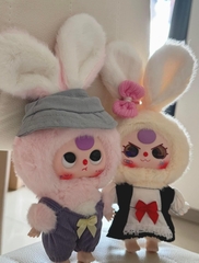 1132 - Baby Three Bunny Macaron Set 6 Bé - Baby Three Bunny Macaron Series Animal Party Big Cute Plush Series Art Toy [CHÍNH HÃNG]