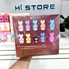 1138 - Baby three Lily Rabbit Town Plush Thỏ Thị Trấn Full Set 6 Bé - Baby Three Animal Party Big Cute Plush Series Art Toy [CHÍNH HÃNG]