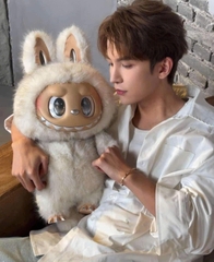 1142 - Labubu Zimomo Angle In Cloud Trắng ( Zimimi )  POP MART The Monsters ZIMOMO Angle In Cloud Vinyl Plush Doll Size 58cm - Gấu Bông Art Toy - Code 6941848280091 [HÀNG CHÍNH HÃNG]