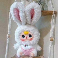 1138 - Baby three Lily Rabbit Town Plush Thỏ Thị Trấn Full Set 6 Bé - Baby Three Animal Party Big Cute Plush Series Art Toy [CHÍNH HÃNG]