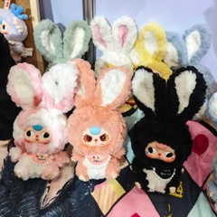 1138 - Baby three Lily Rabbit Town Plush Thỏ Thị Trấn Full Set 6 Bé - Baby Three Animal Party Big Cute Plush Series Art Toy [CHÍNH HÃNG]