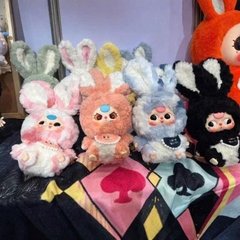 1138 - Baby three Lily Rabbit Town Plush Thỏ Thị Trấn Full Set 6 Bé - Baby Three Animal Party Big Cute Plush Series Art Toy [CHÍNH HÃNG]