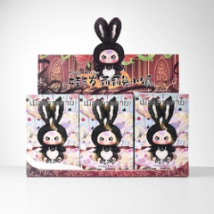 1138 - Baby three Lily Rabbit Town Plush Thỏ Thị Trấn Full Set 6 Bé - Baby Three Animal Party Big Cute Plush Series Art Toy [CHÍNH HÃNG]