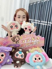 1165 - Baby three Big Head Bé Đầu To Full Set 6 Bé - Baby Three Animal Party Big Cute Plush Series Art Toy [CHÍNH HÃNG]