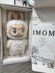 1142 - Labubu Zimomo Angle In Cloud Trắng ( Zimimi )  POP MART The Monsters ZIMOMO Angle In Cloud Vinyl Plush Doll Size 58cm - Gấu Bông Art Toy - Code 6941848280091 [HÀNG CHÍNH HÃNG]