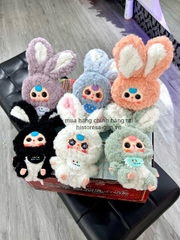 1138 - Baby three Lily Rabbit Town Plush Thỏ Thị Trấn Full Set 6 Bé - Baby Three Animal Party Big Cute Plush Series Art Toy [CHÍNH HÃNG]