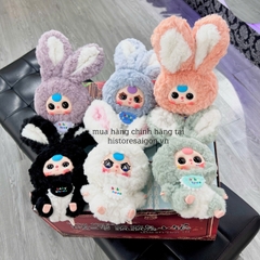 1138 - Baby three Lily Rabbit Town Plush Thỏ Thị Trấn Full Set 6 Bé - Baby Three Animal Party Big Cute Plush Series Art Toy [CHÍNH HÃNG]