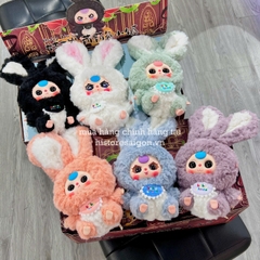 1138 - Baby three Lily Rabbit Town Plush Thỏ Thị Trấn Full Set 6 Bé - Baby Three Animal Party Big Cute Plush Series Art Toy [CHÍNH HÃNG]