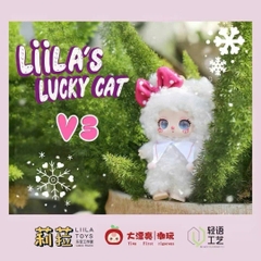 1250 - Baby Three Liila Lucky Cat V3 - Plush Series Art Toy - Set 8 Bé Ngẫu Nhiên - Bé Siêu Thơm Ngọt Ngào [CHÍNH HÃNG]