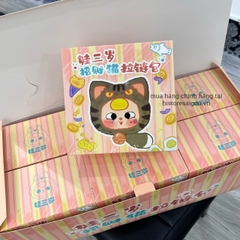 1153 - Baby three Lucky Cat Mèo Thần Tài Mèo May Mắn Blindbox - Baby Three Animal Party Big Cute Plush Series Art Toy [CHÍNH HÃNG]