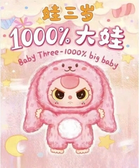 1166 - Baby Three BB3 1000% Blindbox - Siêu Lớn - Box Ngẫu Nhiên - Baby Three Animal Party Big Cute Plush Series Art Toy [CHÍNH HÃNG]