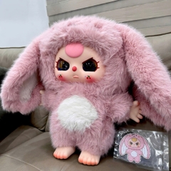 1167 - Baby Three 1000% Bé Thỏ Hồng Mắt Ngẫu Nhiên ( Nước / Dora )- Siêu Lớn - Baby Three Animal Party Big Cute Plush Series Art Toy [CHÍNH HÃNG]
