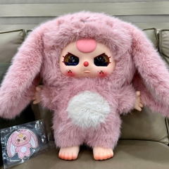 1167 - Baby Three 1000% Bé Thỏ Hồng Mắt Ngẫu Nhiên ( Nước / Dora )- Siêu Lớn - Baby Three Animal Party Big Cute Plush Series Art Toy [CHÍNH HÃNG]